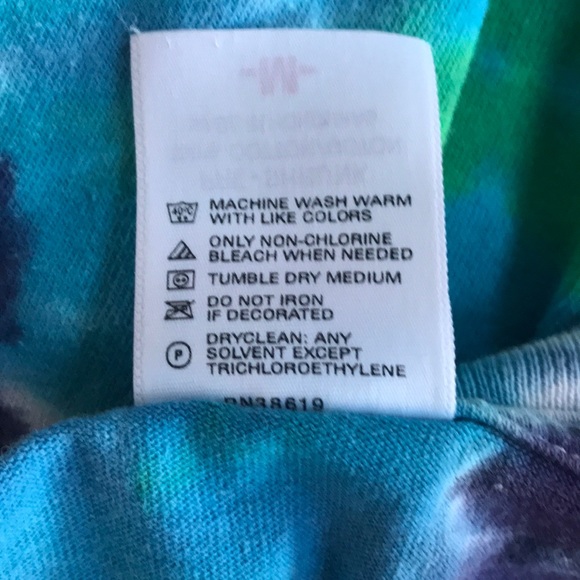 Peace Sign Tie Dye Tee - Picture 7 of 7